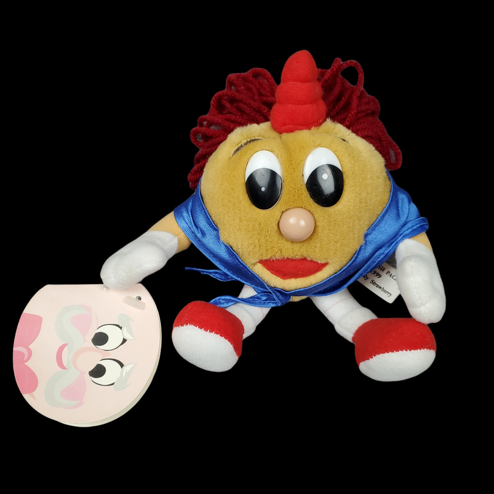 Polish Pastry Paczki Plush Stuffed Toy Doughnut Fat Tuesday Lent Vintage Mascot